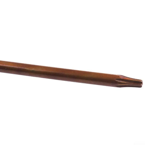 50 Piece M2.5 X 6MM Torx Socket Head Cap Screws For Carbide Insert Lathe Tools showing a close-up of a Torx screwdriver bit.