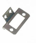 Heavy Duty Cabinet Door Flush Hinges 480 Pack Bright Zinc Plated Steel Build, 32mm wide hinge for cupboard installations.