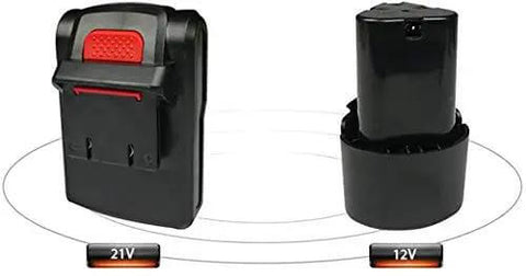 Battery pack set for Heavy Hitter Cordless Lithium Electric Hammer Drill With Adjustable Speed And Forward Reverse Rotation Smooth Grip Impact Driver.