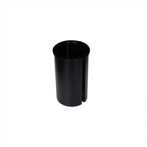 Single black aluminum adapter from Set of Seven Seat Post Adapters for Bikes, Converts 27.2mm to 28.6/30/30.4/30.8/30.9/31.6/33.9mm