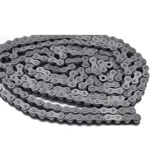 Heavy Duty 40 08a Roller Chain 10 Feet Carbon Steel Spare Part For Equipment With Two Connecting Links That Really Holds Up Tough, coiled.