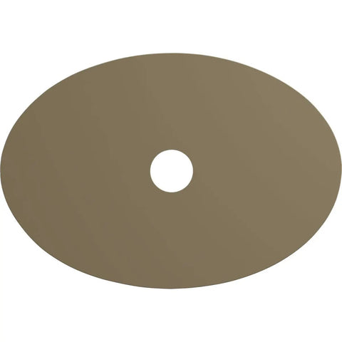 Alexa Ceiling Medallion in Flash Gold Dope Finish With Lightweight Hand Painted Detail, oval, center hole visible