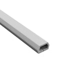 Low Profile Gray Floor Cable Cover And Durable Pvc Wire Protector With Anti Slip Cord Hider For Tight Home Office Setups, flexible gray duct.