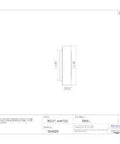Technical drawing of 759 Tapered Roller Bearing Single Cone With Standard Tolerance Straight Bore Steel Inch Size 3.500 In ID 1.900 In Width