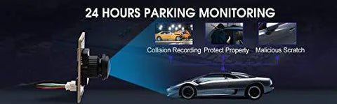 Ultra High Resolution 8MP USB Camera Module With 180 Degree Fisheye Wide Angle Lens For Computer Raspberry Pi And Mac IMX179 4K WebCam Board For PC Laptop And Linux Compatibility Great For Security CCTV And Video Projects Easy Setup shown with parking monitoring graphics