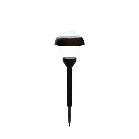 Single unit from 4 Pack High Lumen Metal Solar Pathway Lights With 2 Bright LED Per Light IP65 Waterproof Auto On Off Outdoor Garden Lights
