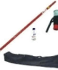 Pro Grade Smoke Detector Tester Kit Bundled With A Heavy Duty Pump And Precision Scale For Quick Refrigerant Leak Hunting and Hassle Free System Diagnostics On Any Job Site, includes smoke wand, hand pump, and bag.