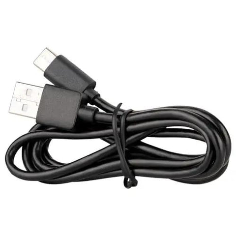 Black USB charging cable used for the Rechargeable Pro Thermal Imaging Camera With Over 76800 Pixels For Clear Heat Spots And Signatures Wi Fi Data Transfer Three Palettes Accurate High And Low Temperature Points Easy Image Capture And Seamless Sharing.