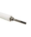 Close-up of Top Shelf Platen Roller Kit G41011M for Thermal Label Printers, featuring precision molded rubber roll and steel axle.