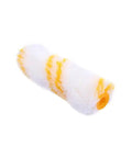 Slick 10 Piece Mini Paint Roller Covers Heavy Duty Acrylic Dripless Wall Wood Fabric Decorating Kit with absorbent white and yellow roller.