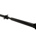 Premium Rear Drive Shaft Support For Toyota Tacoma 2005 To 2015 Heavy Duty Slip Yoke Assembly shown in black, detailed view from side.