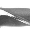 Ball-end end mill, HSS, 2-flute, single-end, 5/8 in diameter with 1/2 in shank