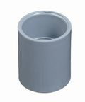 5 Pack 3/4 Inch PVC Couplings For Rigid Non Metal Conduit, DIY Friendly Socket Fittings, Easy Install, Solvent Cement Ready, Durable PVC Plumbing Hardware gray PVC coupling for 3/4 inch rigid conduit