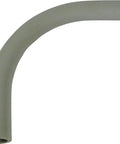 Top Shelf Heavy Duty Gray PVC 90 Degree Elbow For 1-1/2 Inch Schedule 40 Electrical Conduit Smooth Bore Corrosion Resistant.