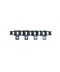 Solid Drive Roller Chain 08B Style With Wings And Single Double Holes For Conveyor Machine Transmission Plus Motorcycle Engine Fix Upgrade 1.5M Long Run Ready image showing link set with holes
