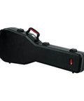 Molded Flight Case For SG Style Double Cutaway Guitars With ATA Roto-Molded Polyethylene Shell TSA Approved in black angle view