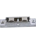 Hella Smooth Sliding Door Rollers And Window Wheels Stainless Steel Grooved Pulley Double Wheel Hardware Kit for Furniture Showers Drawers Rust Proof Heavy Duty, close-up view of metal pulley.