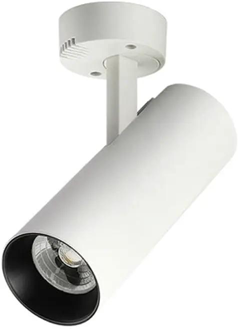 DJVHSRI Recessed Lighting Housing Trim Kits 10W Led Adjustable Aluminum Downlight ceiling spotlight mounted white fixture.
