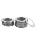 Ultra Thin Stainless Flat Washer Set 0.3mm Axle Spacer For M35 M48 M50 High Precision Pro Grade Assortment Kit 5 Pcs 40x52mm Durable Steel Shims For Bearings Humidity Resistant Versatile Hardware Upgrade stacked stainless washers