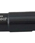 Accusize 3/4 in square-shoulder indexable end mill with APKT11T3 carbide inserts, black body, 3-flute, 3-1/2 in OAL