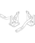 Heavy Duty Automatic Gate Latch That Auto Locks Like A Champ Securely Fits Wood Or Metal Fences depicted in metal drawing.