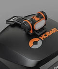 Helmet Mounted LED Welding Light Attachment for Inventor, Creator and Pillar Series Weld Helmets, 90 Lumen High Beam, mounted view