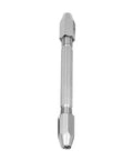 Top Shelf Four Piece Double Ended Pin Vise Micro Drill Kit With Kickass White Steel Bits In A Secure Hex Grip, detailed view of the pin vise.