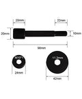 Hydraulic Knockout Punch Driver Kit With Hole Die Set 16mm To 114mm Includes Pull Rod Pro Grade Durable Build