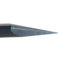 Close-up of Precision V Groove Engraving Router Bit With 6mm Shank showing sharp tip for clean cuts in wood and PCB plastics.