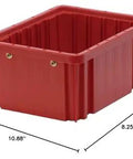 Heavy Duty Dividable Grid Part Organizer Bins, Industrial Storage Containers, 20 Pack, Durable, Tough As Nails Polypropylene, Stackable
