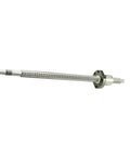 High Performance Ballscrew Kit With Ballnut 16mm Diameter Precision CNC Rolled Metal Screw showcasing a smooth metal threaded shaft.
