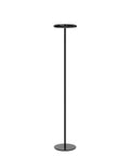 Halo Split LED Torchiere Floor Lamp Dimmable Bright Light Tall Standing Lamp For Living Room Or Office Jet Black Finish