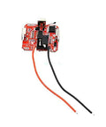 Heavy Duty 4S Lithium Ion Battery Balance Board For 18650 Cells with braided wires, compact PCB design, and connectors.