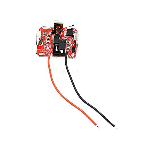 Heavy Duty 4S Lithium Ion Battery Balance Board For 18650 Cells with braided wires, compact PCB design, and connectors.