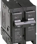 BR240 Type BR Circuit Breaker for Your Home Breaker Box 120 and 240 VAC 40 Amp 10 kA Interrupting Rating Two Poles Common Thermal Magnetic Trip Easy Install