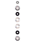 Bilstein 5100 Series Single Rear Shock Absorber kit components for 2010-2024 4Runner SR5 with 0.5-2 inch rear lift, monotube design.