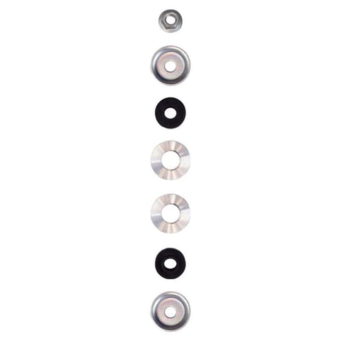 Bilstein 5100 Series Single Rear Shock Absorber kit components for 2010-2024 4Runner SR5 with 0.5-2 inch rear lift, monotube design.