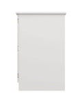 Front view of a Drop In Ready Outdoor Network Cabinet Floor Mount 18U Server Rack Enclosure with lightweight design.
