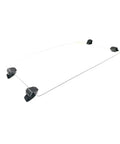 Straight Up Full Windshield Replacement For Polaris Ranger Midsize 500 570 Etx And Ev With Rugged Hd Clamps 45 X 29 Inch crystal clear view.