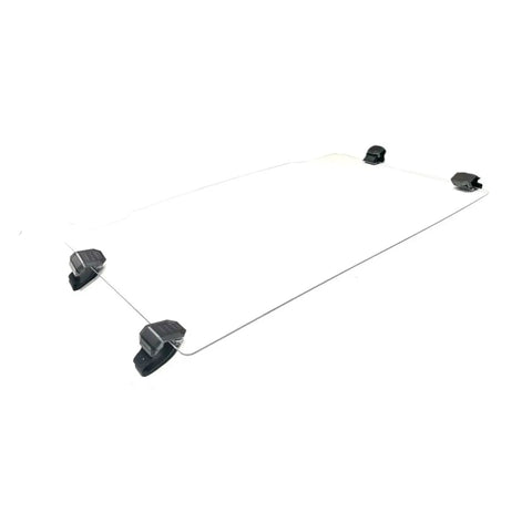 Straight Up Full Windshield Replacement For Polaris Ranger Midsize 500 570 Etx And Ev With Rugged Hd Clamps 45 X 29 Inch crystal clear view.