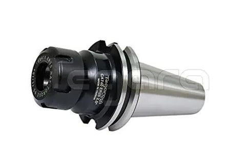 CAT40 ER25 2.5 Inch Projection Collet Chuck Tool Holder Set Of 4, side view, showing 5/8x11 UNC drawbar and 1.65 inch nut diameter