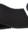 Rock Solid Acoustic Panels For Home Studios And Piano Rooms Flame Retardant High Density Foam Tiles in wavy texture design
