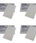 Four packs of Tiffen Lens Cleaning Paper with white tissue sheets, 50 sheets per pack.