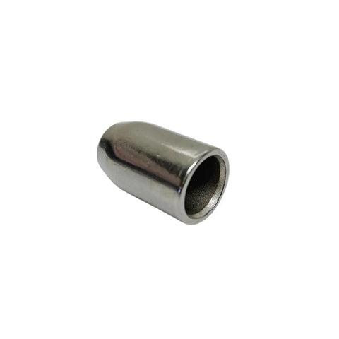 Top Shelf Marine Grade Stainless Steel 316 Flemish Swage Sleeve for heavy duty wire rope crimping, 3 1/16 inch size.