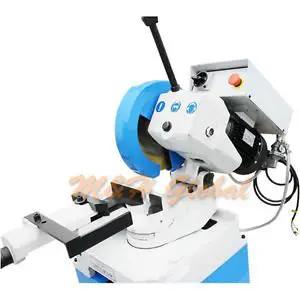 Pro Grade Heavy Duty Cold Cut Circular Saw Featuring A Swivel Base Included Rock Solid Work Stand 11 Inch Blade side view