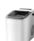 Portable Countertop Ice Maker With Carry Handle Quick Bullet Ice For Party Ready Vibes Lightweight Build with open lid.