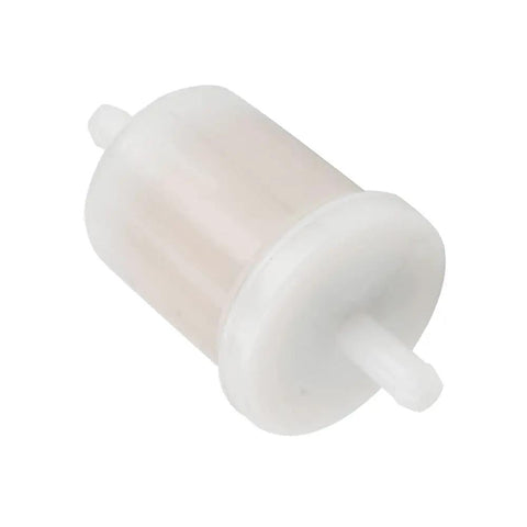 Close-up of Go To Inline Fuel Filter Five Sixteenths Inch for Kubota Tractors and Lawn Mowers, two-pack, side view