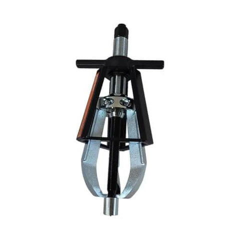 Front view of a Heavy Duty 3 Jaw Puller With 4 Inch Reach 0.5 To 5 Inch Spread 5 Ton Capacity For Tough Auto And Industrial Jobs Centerbolt