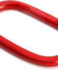 Oblong Master Link For Lifting And Rigging 1/2 Inch Thick Grade 80 Steel Heavy Duty Chain Ring Rated 4400 Lbs Red Finish