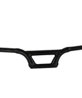 Steel BMX Riser Handlebar 710mm Wide 22.2mm Clamp Black Ergonomic Glossy Finish For Comfortable Riding High Rise Bar For Freestyle And Street Cycling Durable Build